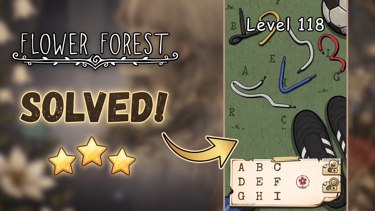 🌸 Flower Forest - Word Puzzle | Level 118 Walkthrough & Solution [iOS/Android] 🧠