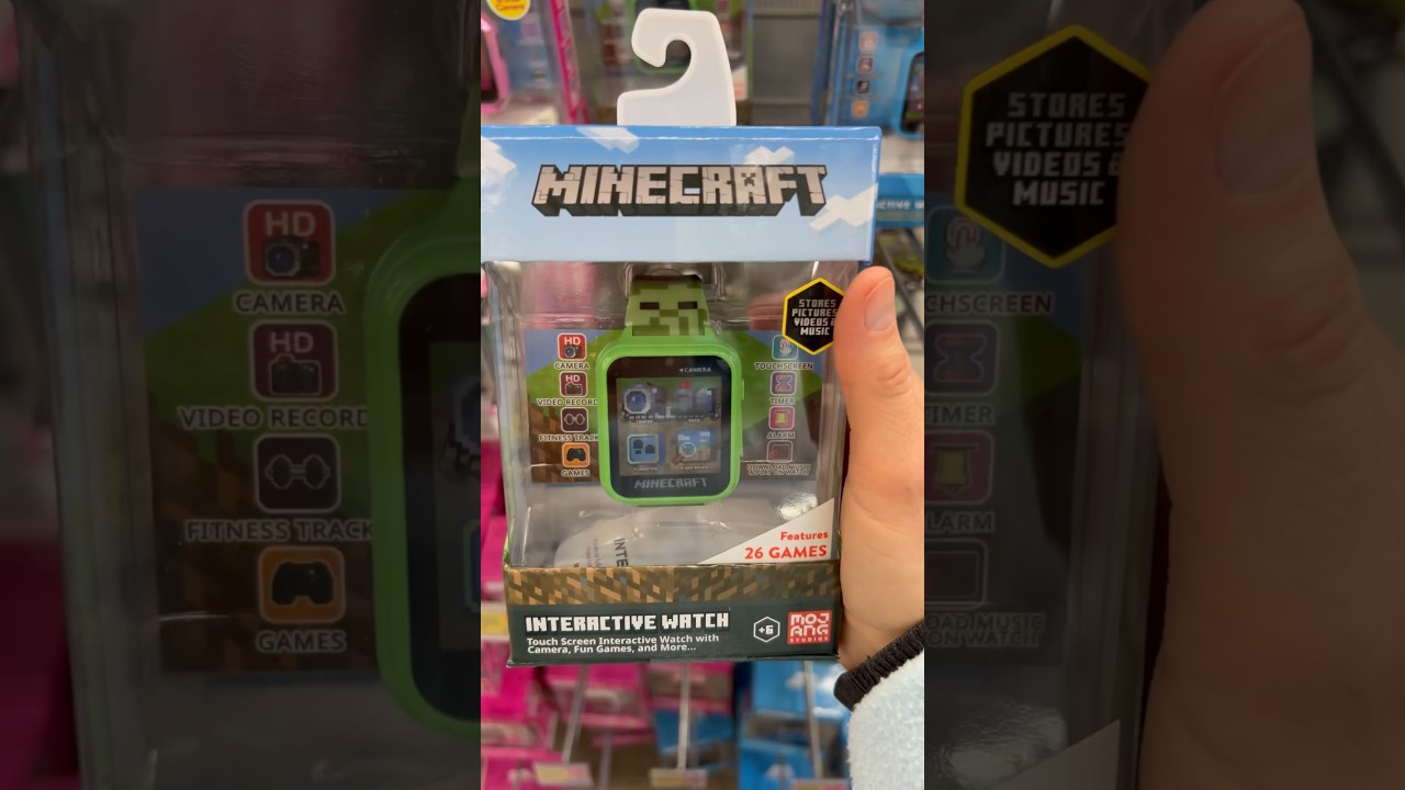 Minecraft interactive watch at Walmart, Utah #foryou #foryoupage #minecraft #minecraftshorts #watch