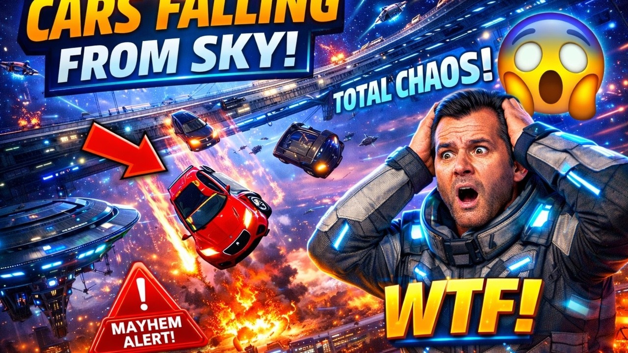 I Built a Sky Highwa... But Cars Keep Falling! 💀 | GTA V Director Mode Chaos