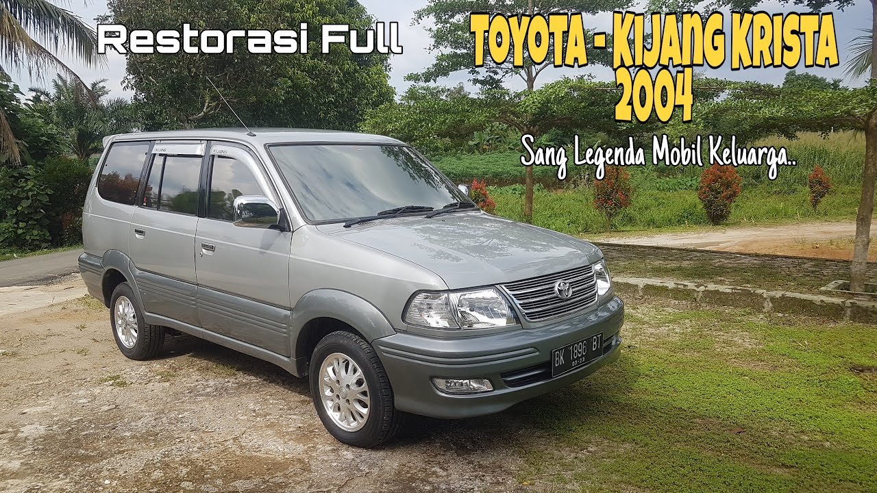 Toyota Kijang Krista 2004 - project restorasi mobil idaman keluarga.