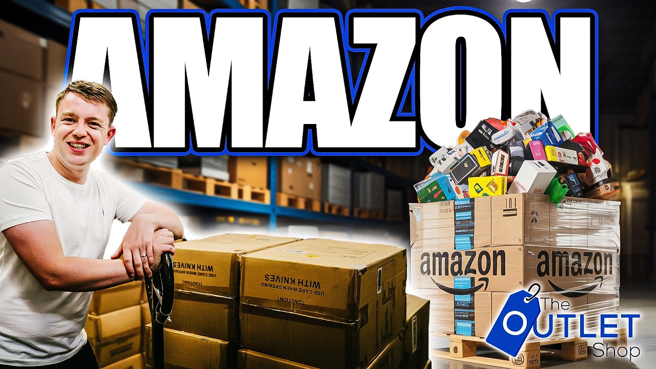 AMAZON RETURNS PALLET UNBOXING| ft DONALD TRUMP