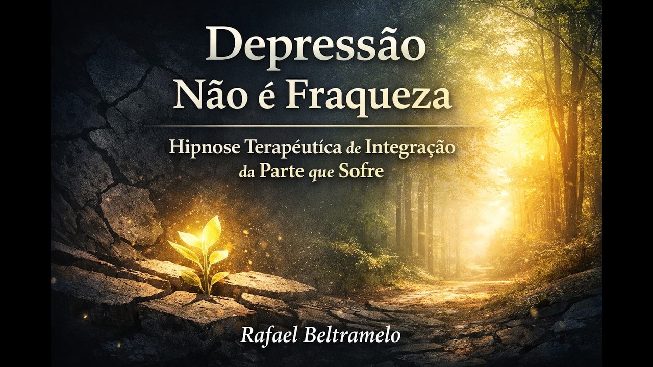 HIPNOSE DEPRESSÃO NÃO É FRAQUEZA - MEDITAÇÃO GUIADA DE INTEGRAÇÃO DA PARTE QUE SOFRE