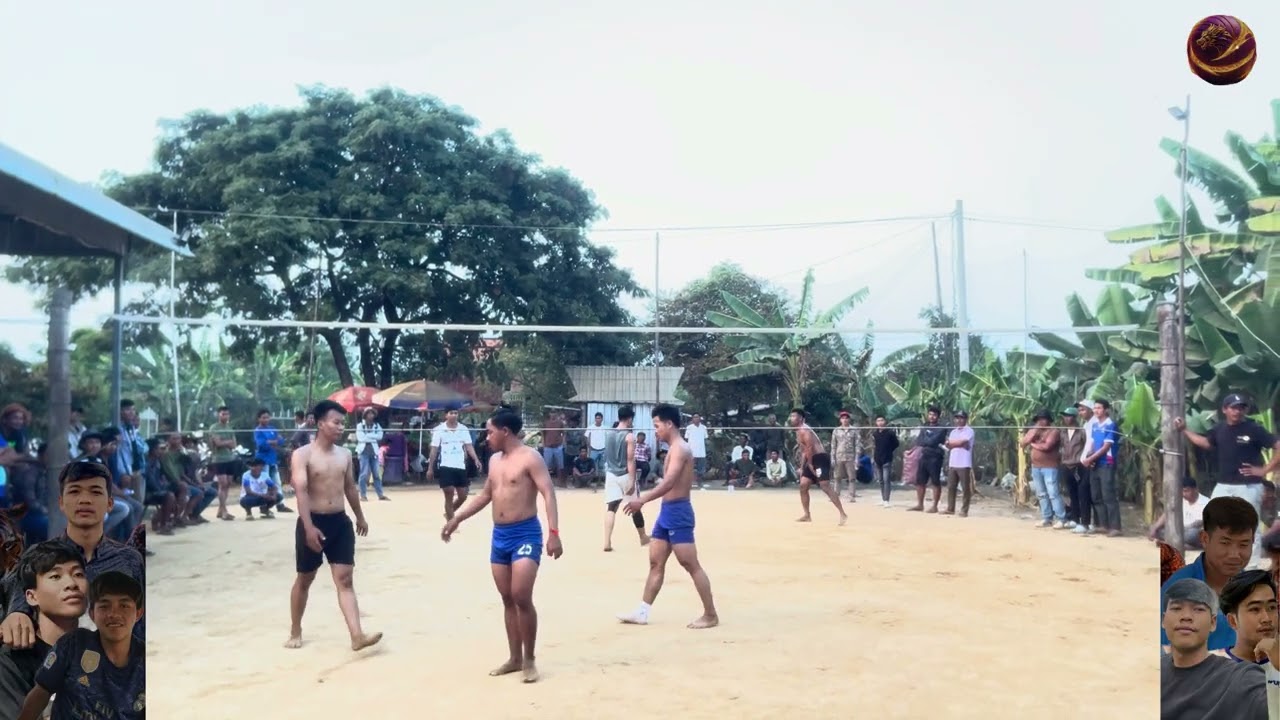 🏐ស្មាត់ខាងរុក្ខគិរីមាន (ម៉ៅ ឌីន និង មុលប៉ះសេ) VS ខាងកាឡោមភ្លុកមាន (ហេង ហ៊ីង និង ភណ្ឌប៉ះសេ)🏐