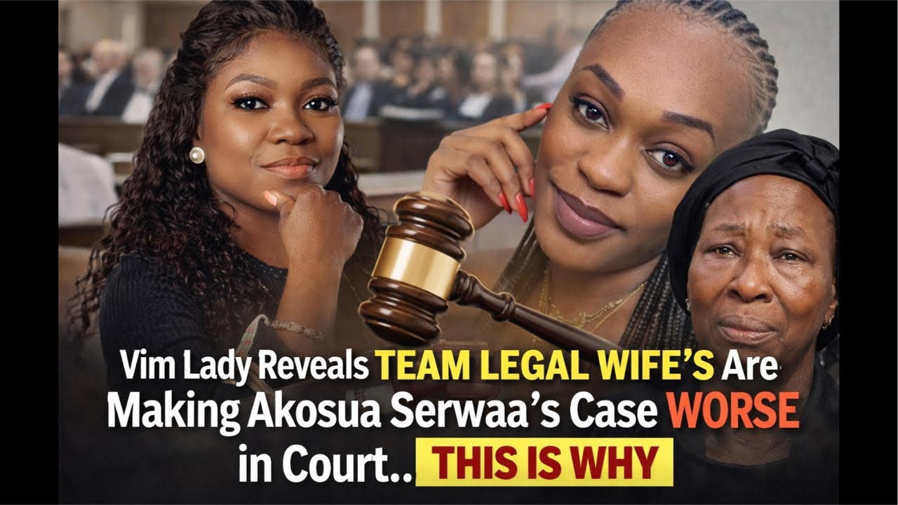 Vim lady reveals team legal wife&rsquo;s are making Akosua Serwaa&rsquo;s case worse  in court..This is why
