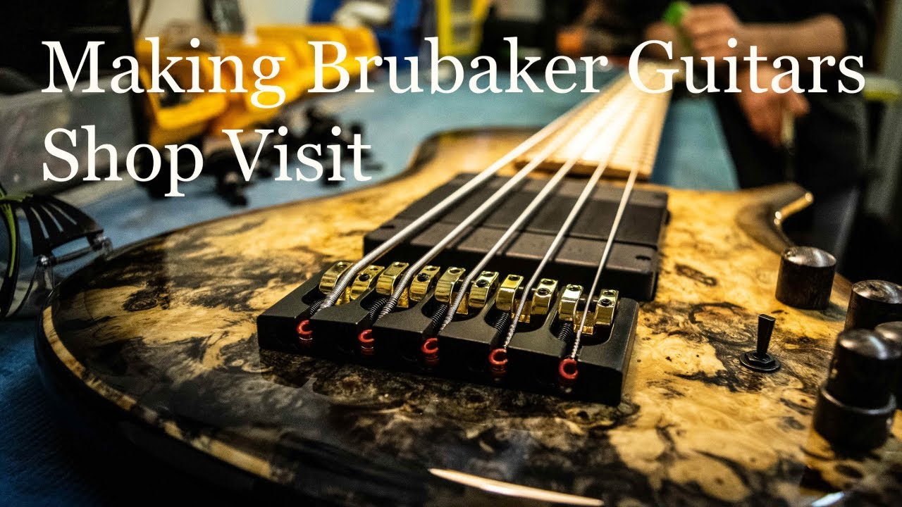 Making Brubaker Guitars, Shop Visit
