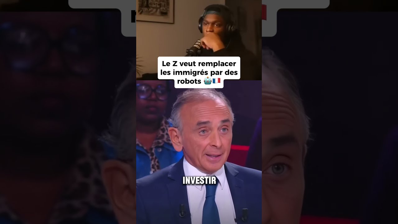 Zemmour wants to replace immigrants with robots!! #Zemmour #France #immigration #news