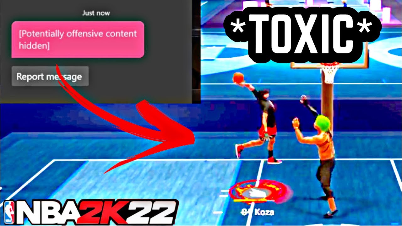 STAGE 1v1 COURT&hellip; BUT ITS WITH MY 6&rsquo;7 DEMIGOD BUILD !!! 2K22 BEST BUILD AND JUMPSHOT 😈