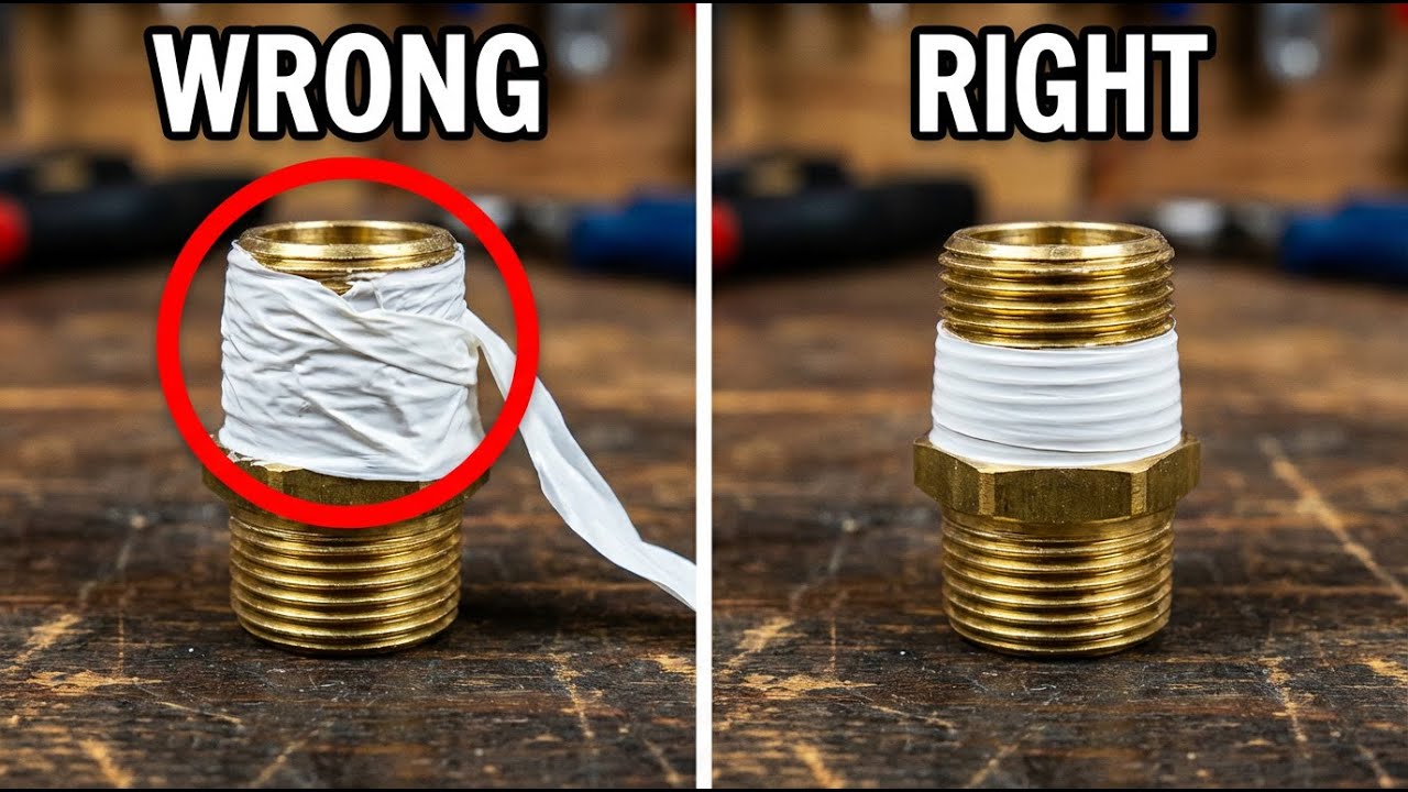 How To Apply Teflon Tape For Leak Free Connections Every Time