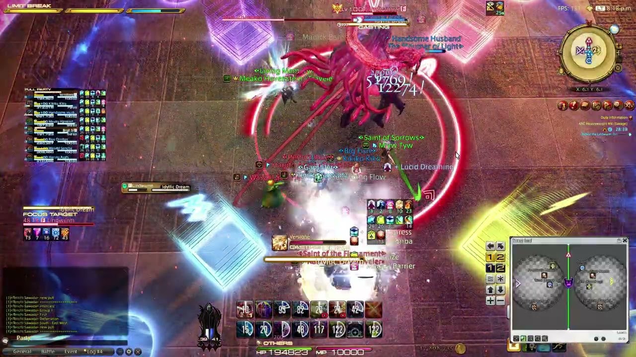 FFXIV - M12S - P2 - Red Mage POV - Finished the Raid tier via PF