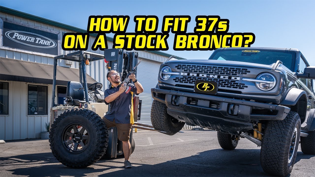 WHAT RUBS? - Flexing out 37 inch tires on a stock Sasquatch Bronco!