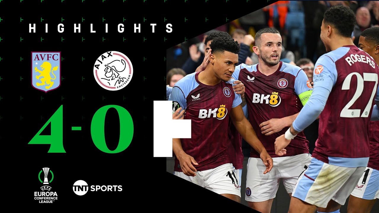 Villa Secure Quarter-Final Spot! 🤩 | Aston Villa 4-0 Ajax | UEFA Europa Conference League