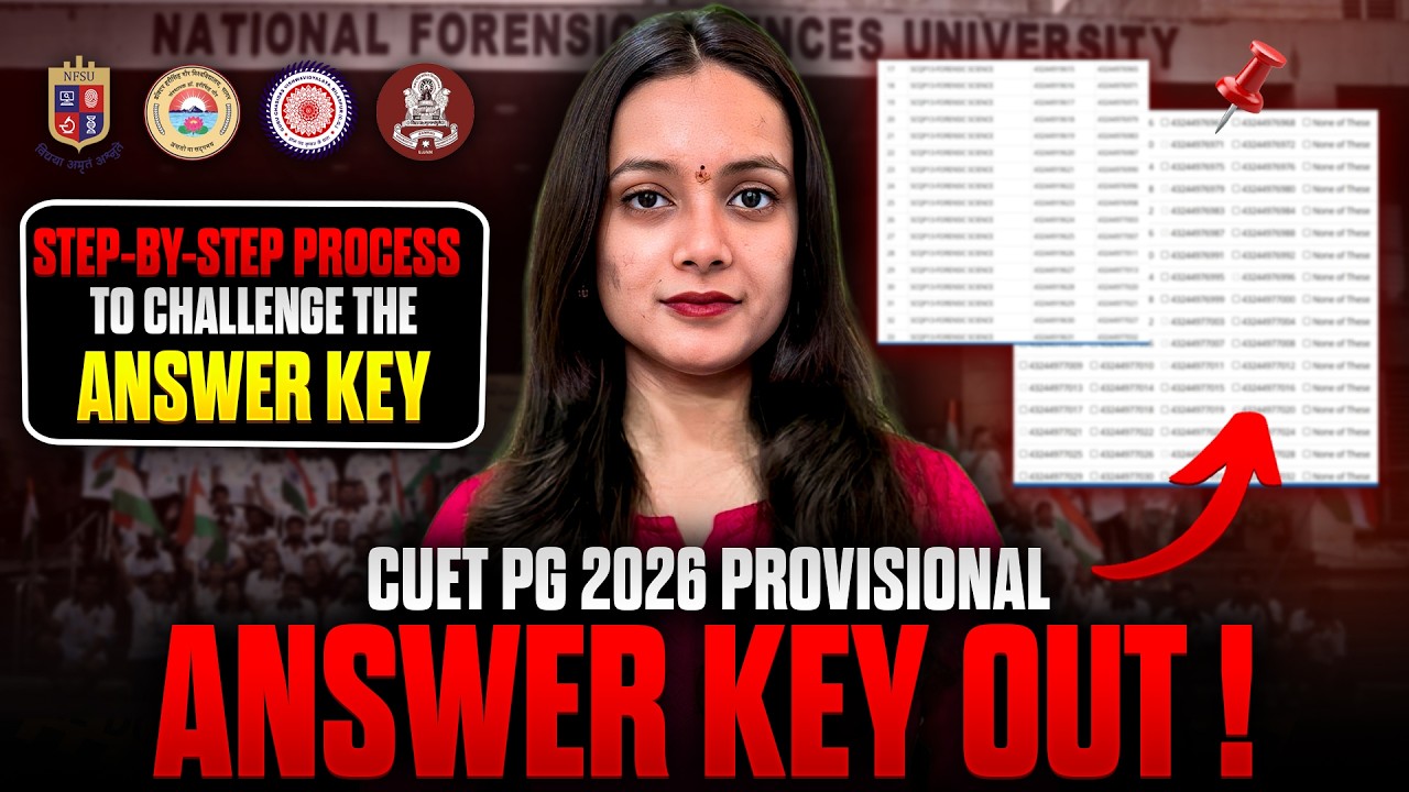 CUET PG 2026 Provisional Answer Key OUT! | Complete Analysis | Steps to Challenge the Answer Key