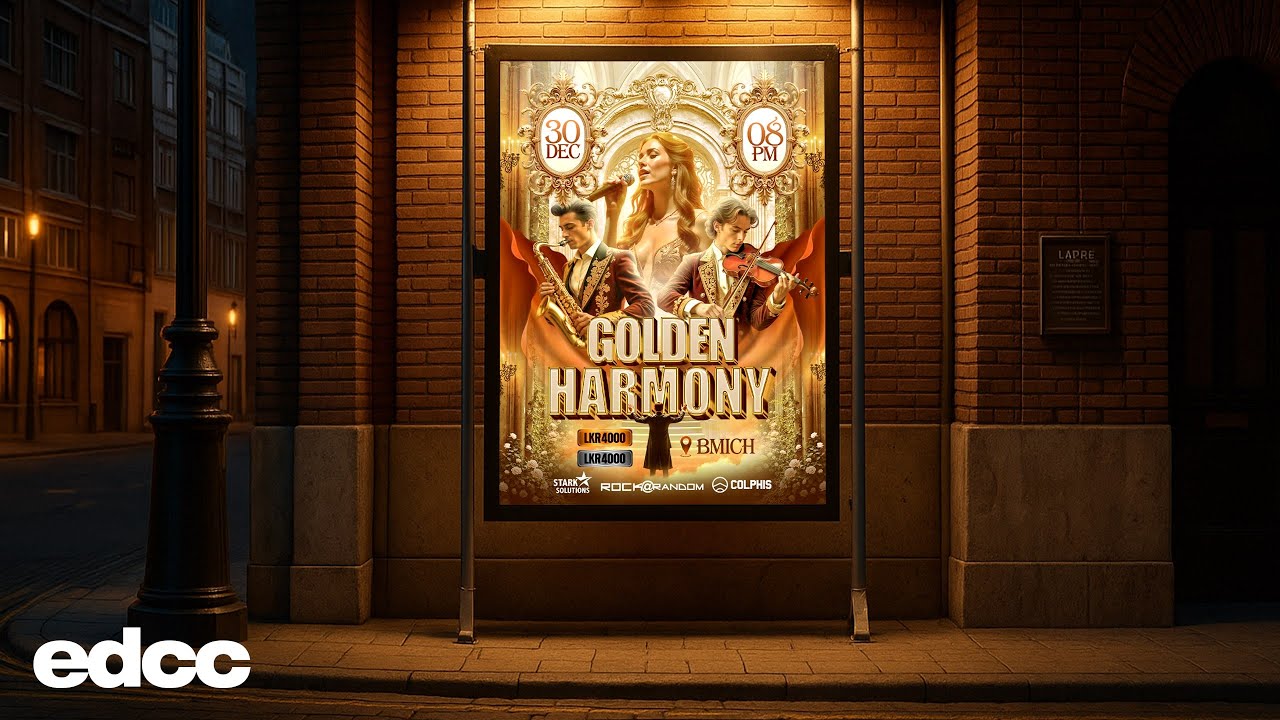 How to Create an Elegant Music Event Poster in Photoshop | Step by Step Tutorial