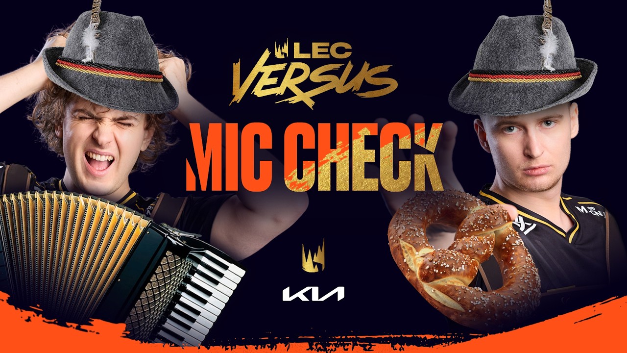 VIT only speaks German today | Kia Mic Check | 2026 LEC Versus Week 4