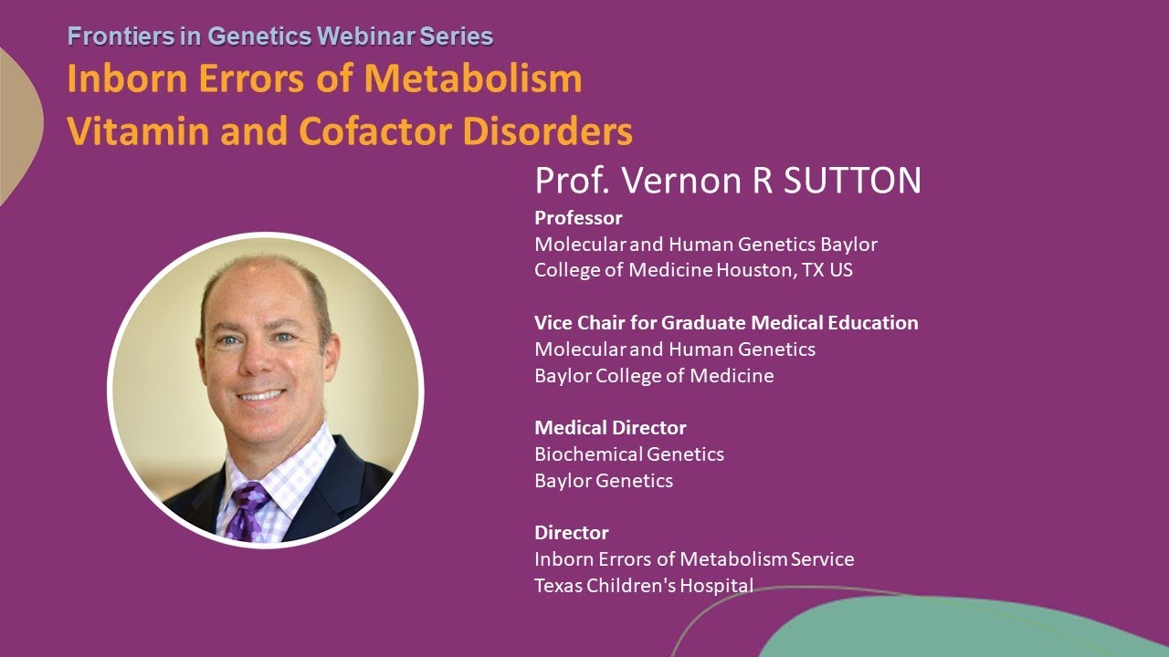2024.06.20 PASS - Inborn Errors of Metabolism Vitamin and Cofactor Disorders