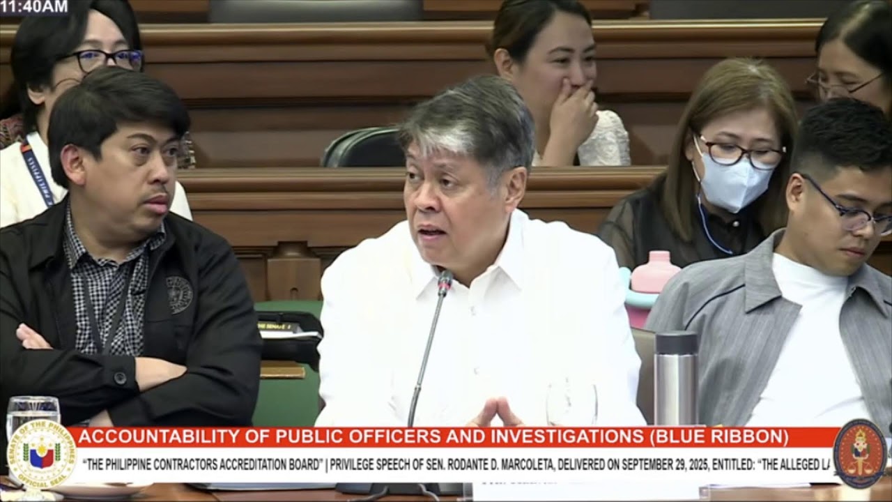 LIVE | Senate Blue Ribbon panel resumes flood control probe