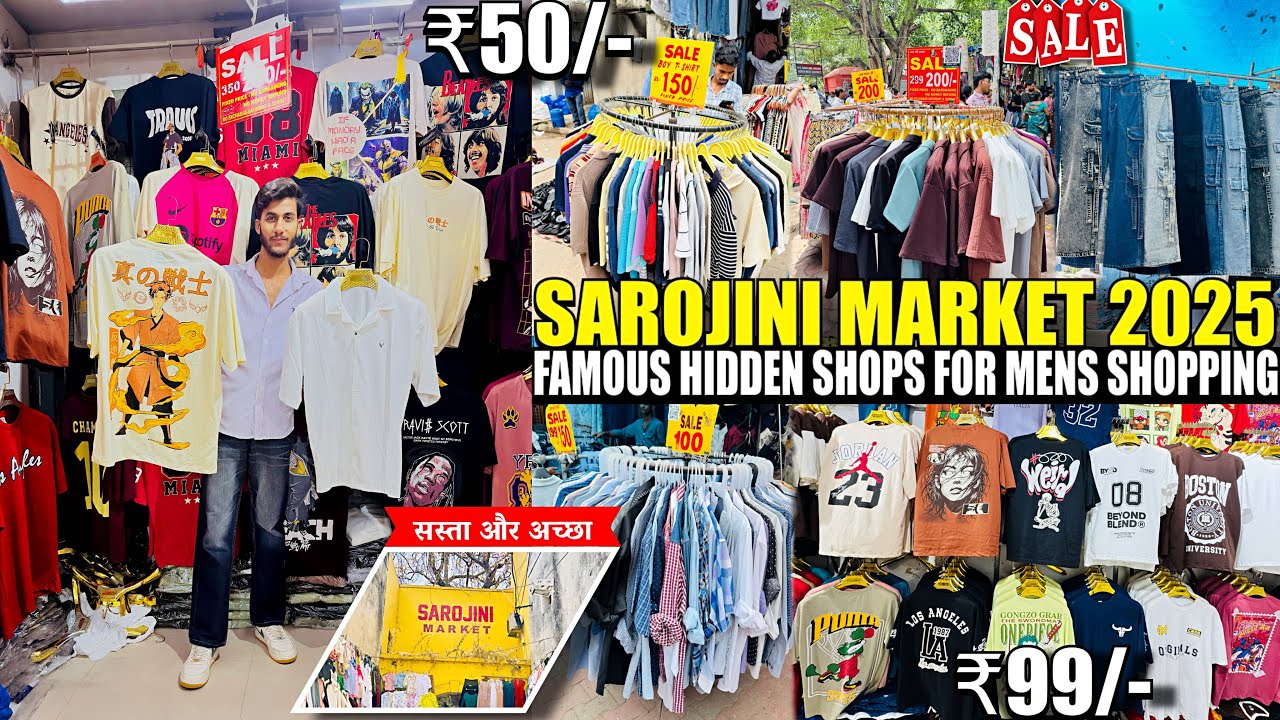 Sarojini Nagar Market Delhi😍 | Mens New Summer Collection 2025 | Cheapest Market In Delhi