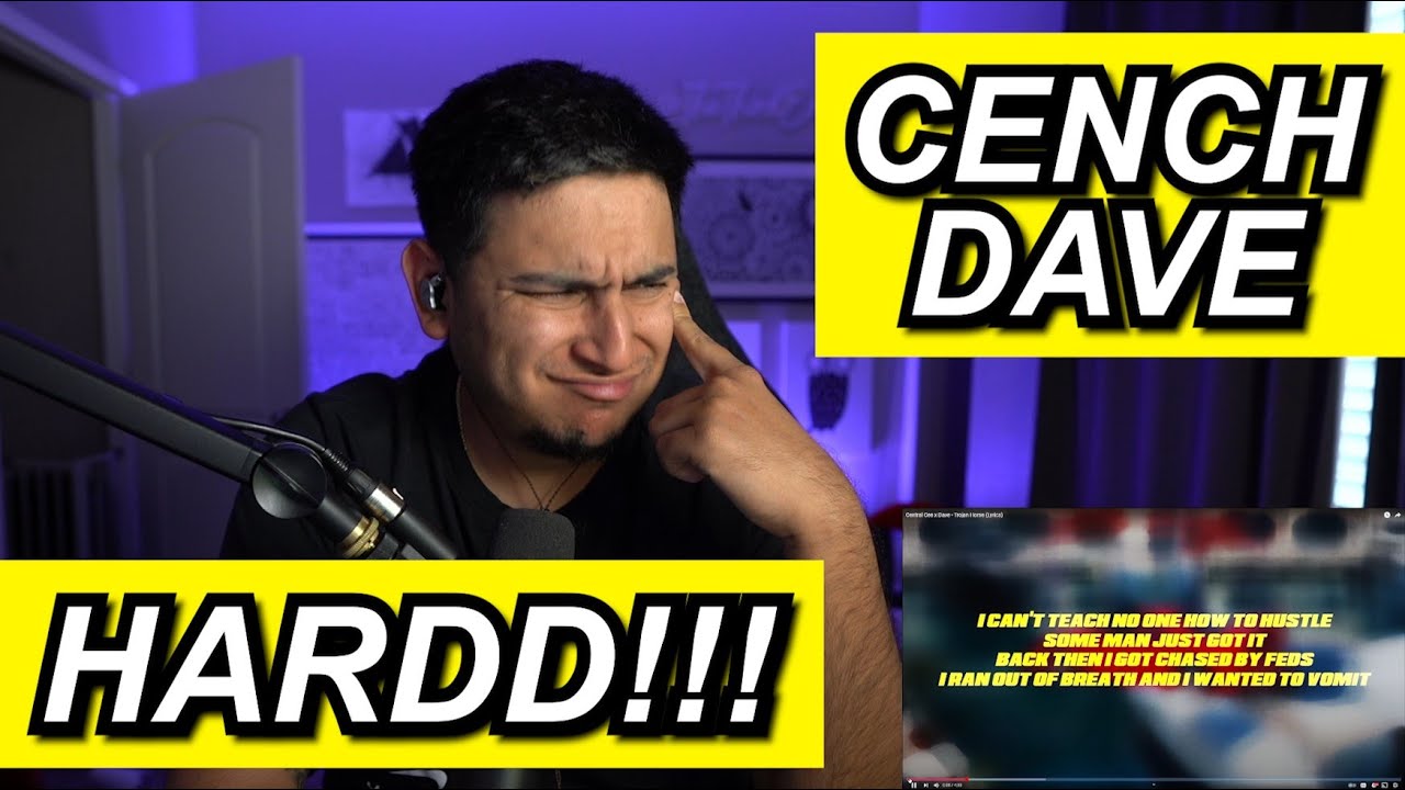 AMERICAN REACTS TO CENTRAL CEE X DAVE 'TROJAN HORSE' FIRST REACTION!!