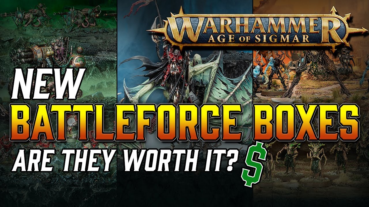 What's Inside the NEW Warhammer Age of Sigmar Battleforces?