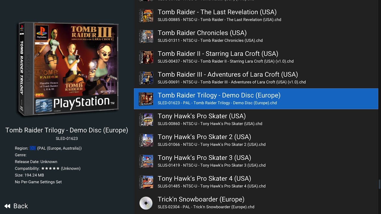 XBox Series X - Duckstation Cover Art in Dev Mode