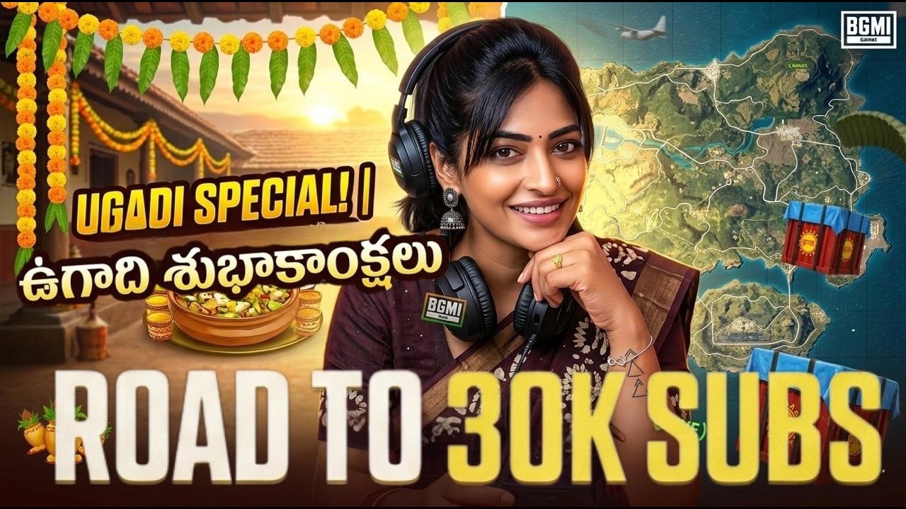 Happy Ugadhi, Girl Gamer BGMILive #pubg #bgmi #bgmilive #shortsfeed #verticallive #challenge #live