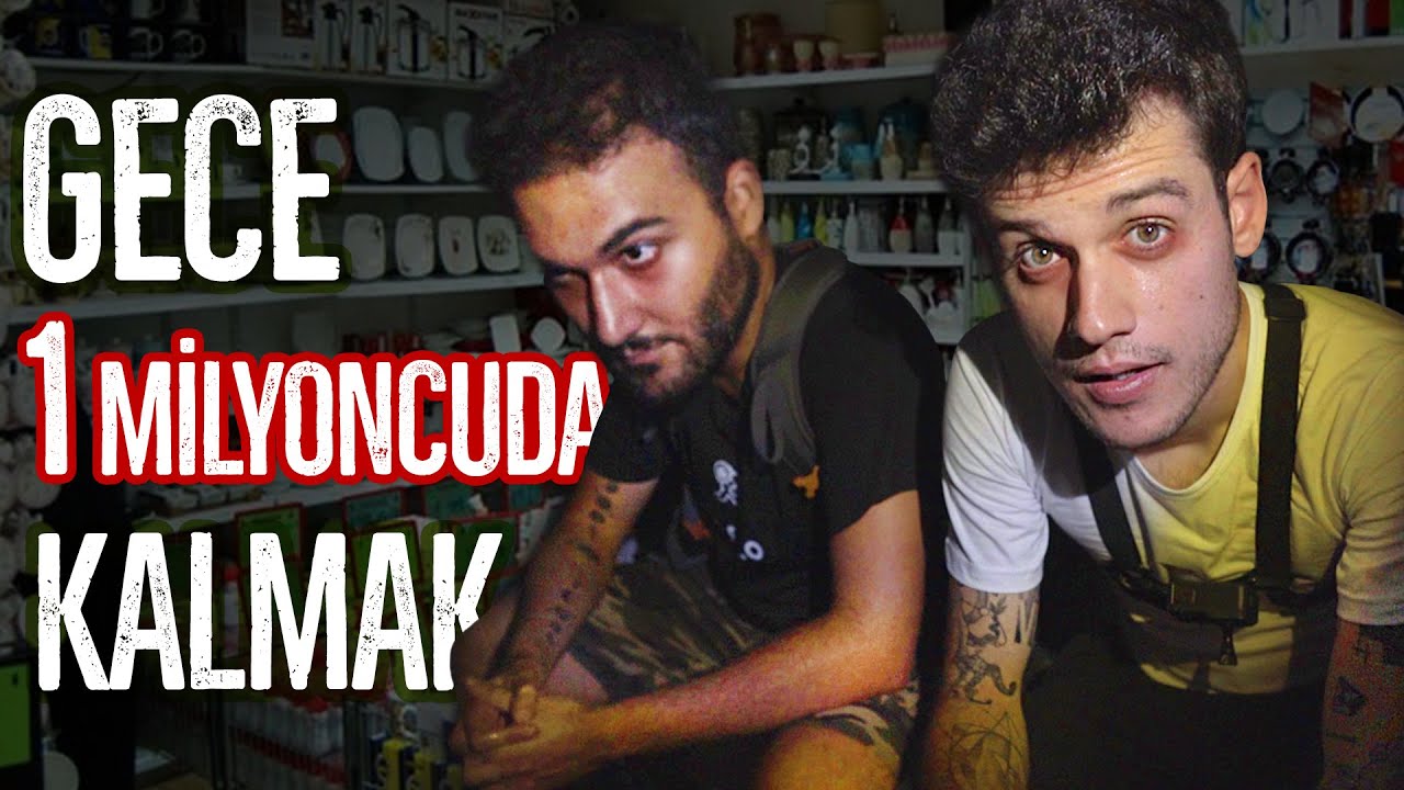 GECE GİZLİCE 1 MİLYONCU AVM'DE KALMAK! ft. @MuratAbiGF