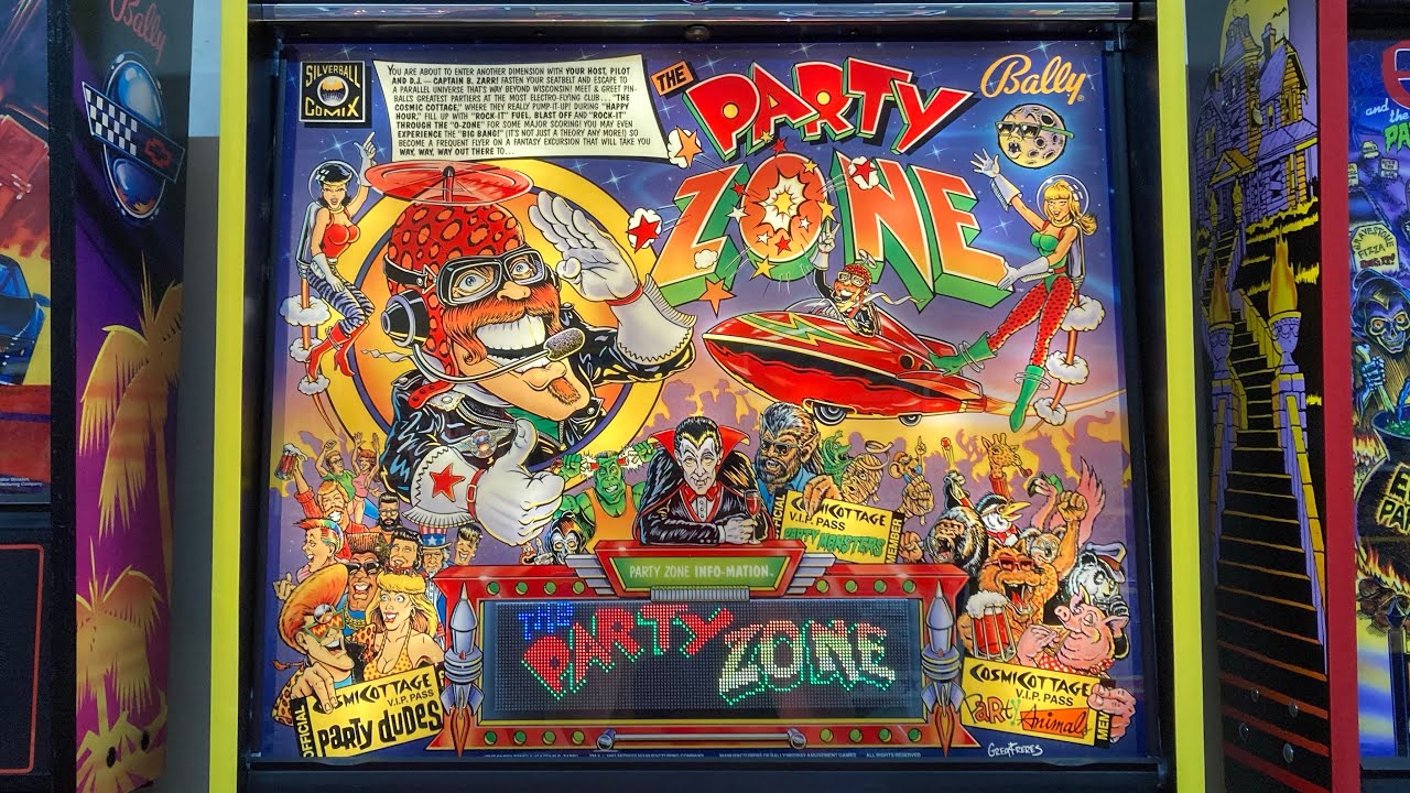 【Pinball】 Bally THE PARTY ZONE  449,617,439pt