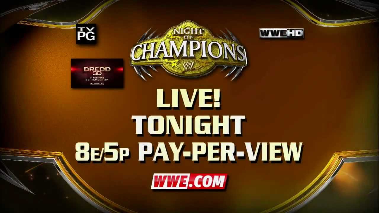 WWE Night of Champions - Tonight!
