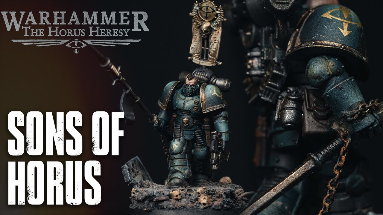 Sons of Horus MK2 || Horus Heresy 3rd Edition || Grimdark No oils or enamels