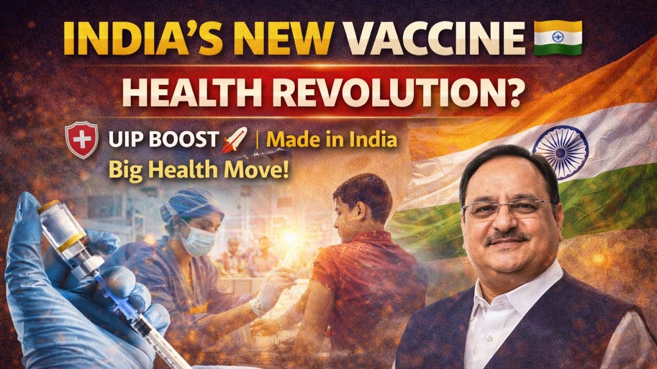 India’s New Vaccine 🇮🇳 | UIP Boost Explained | Health Revolution? GS Paper 2 #upsc2026 