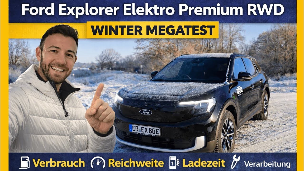 Reichweiten-Schock! Mein ehrlicher Wintertest mit dem Ford Explorer Elektro RWD