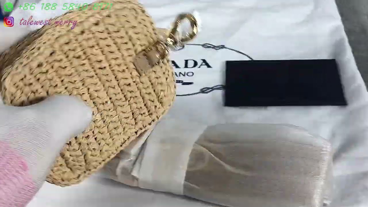[QC] Prada Re Edition 2005 Raffia Bag Nature