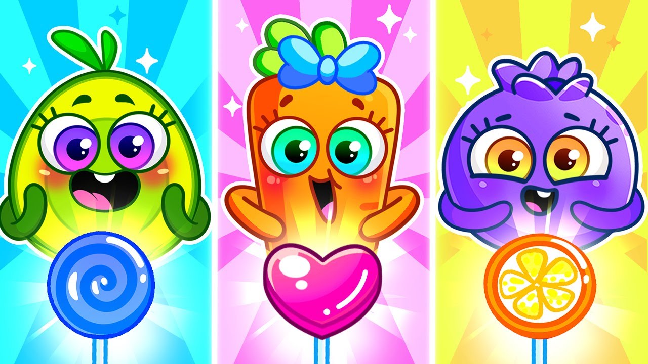 🍭🌈 Pirulitos Coloridos! Diversão para Crianças 😋 Histórias Engraçadas 🥑 Pit & Penny