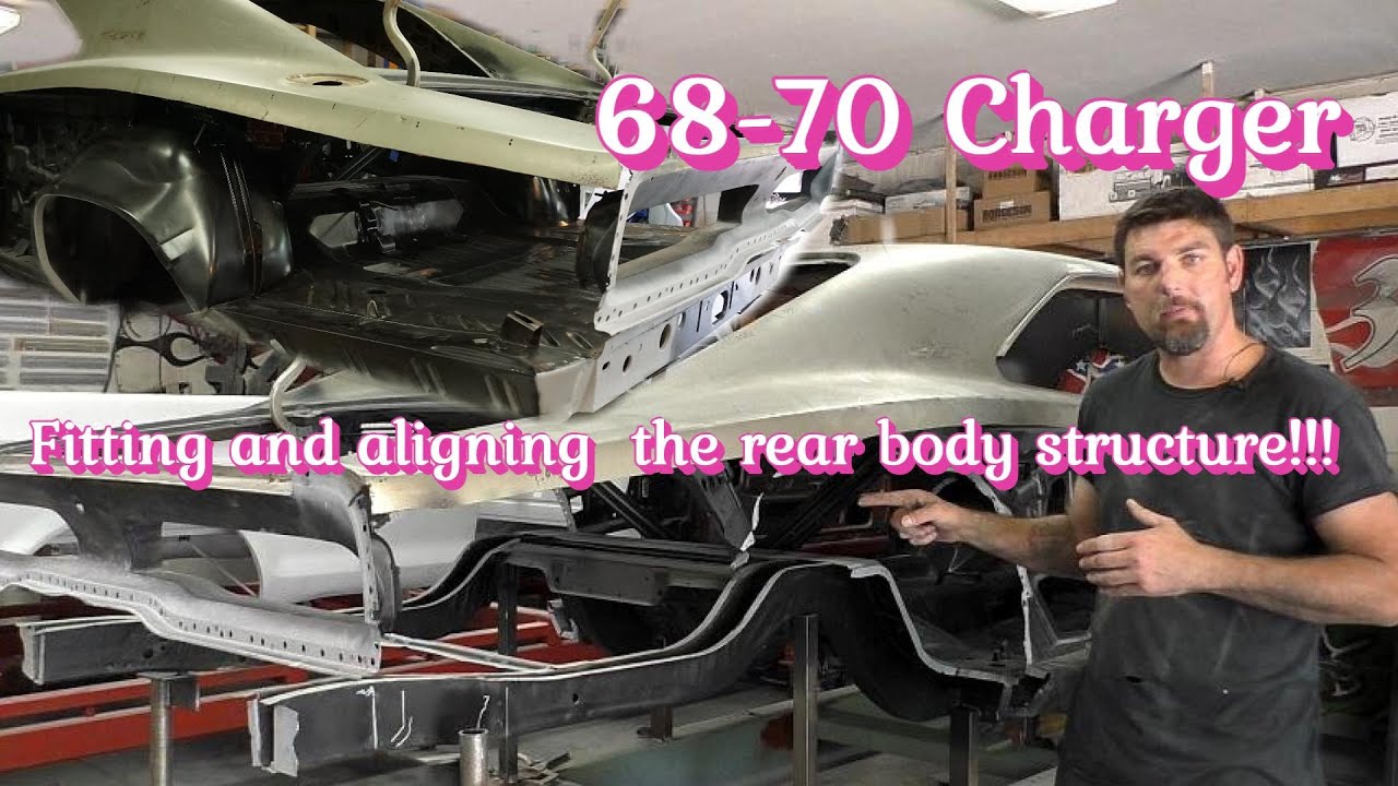 Dodge Charger 1969 года. Лонжероны рамы, поперечина, багажник, колесные арки, выступы багажника. ...