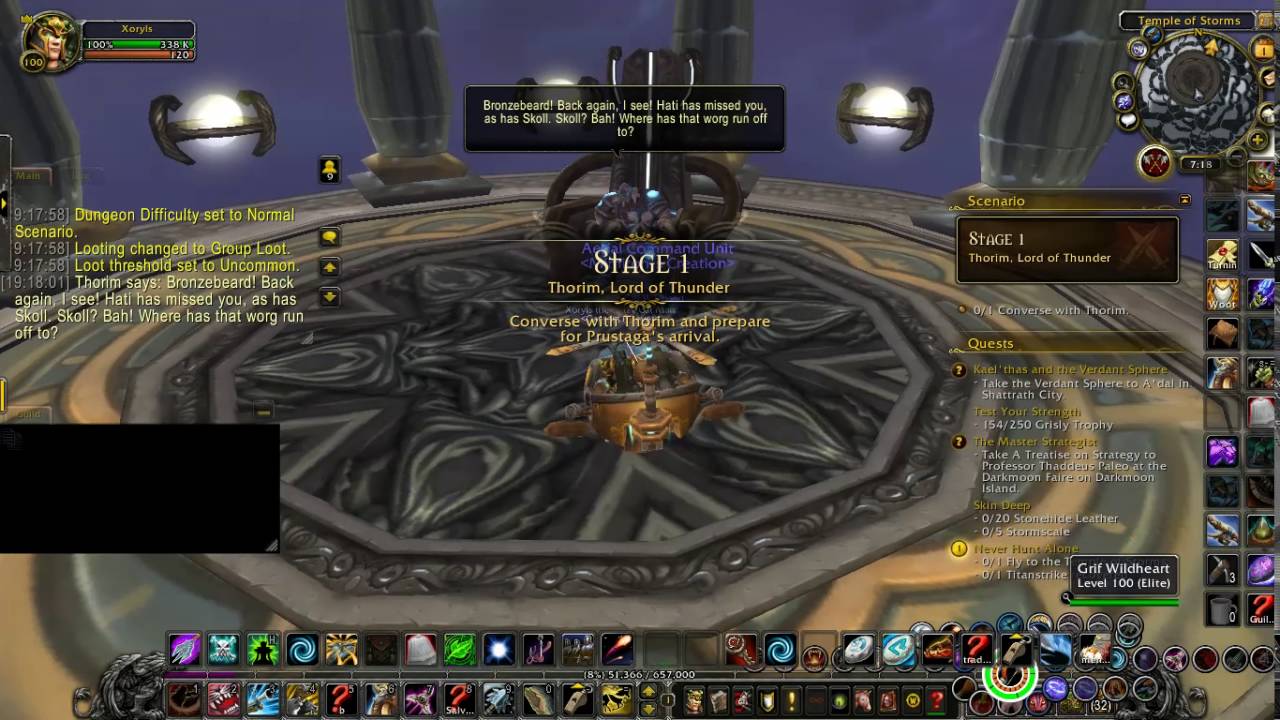Blood Elf Hunter Getting The Weapon