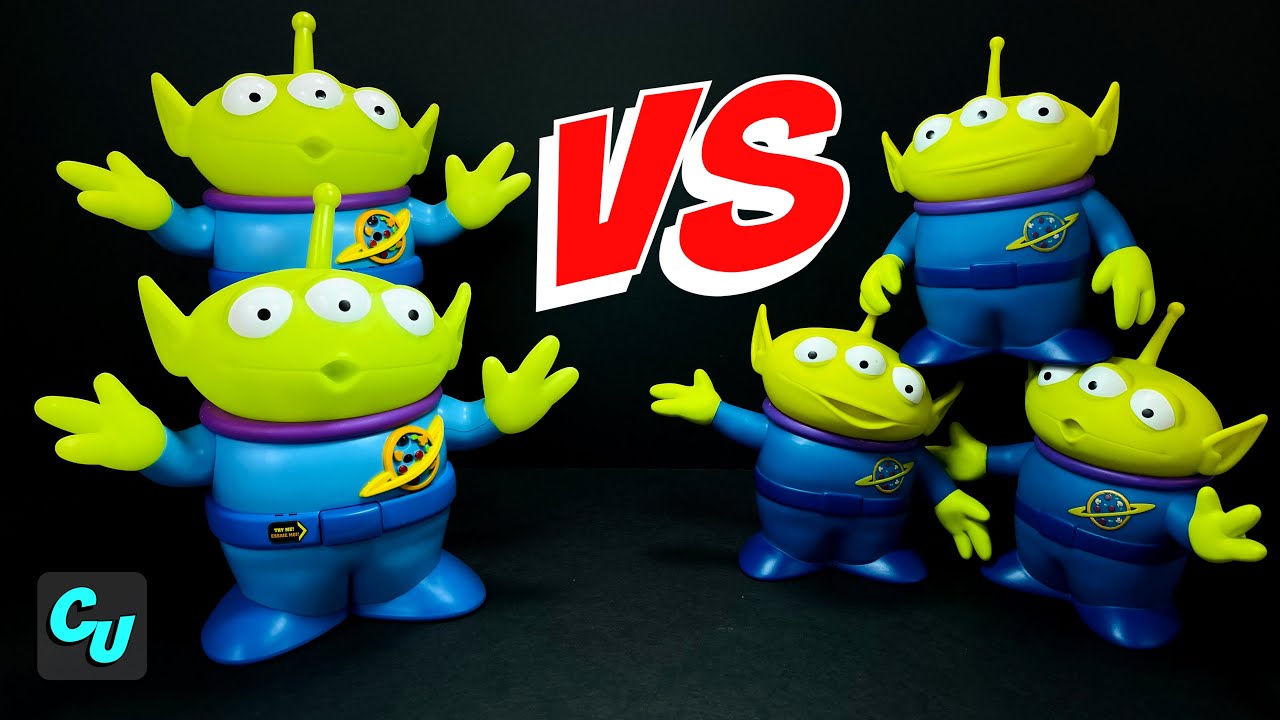Toy Story Aliens Signature Collection VS Disney Store