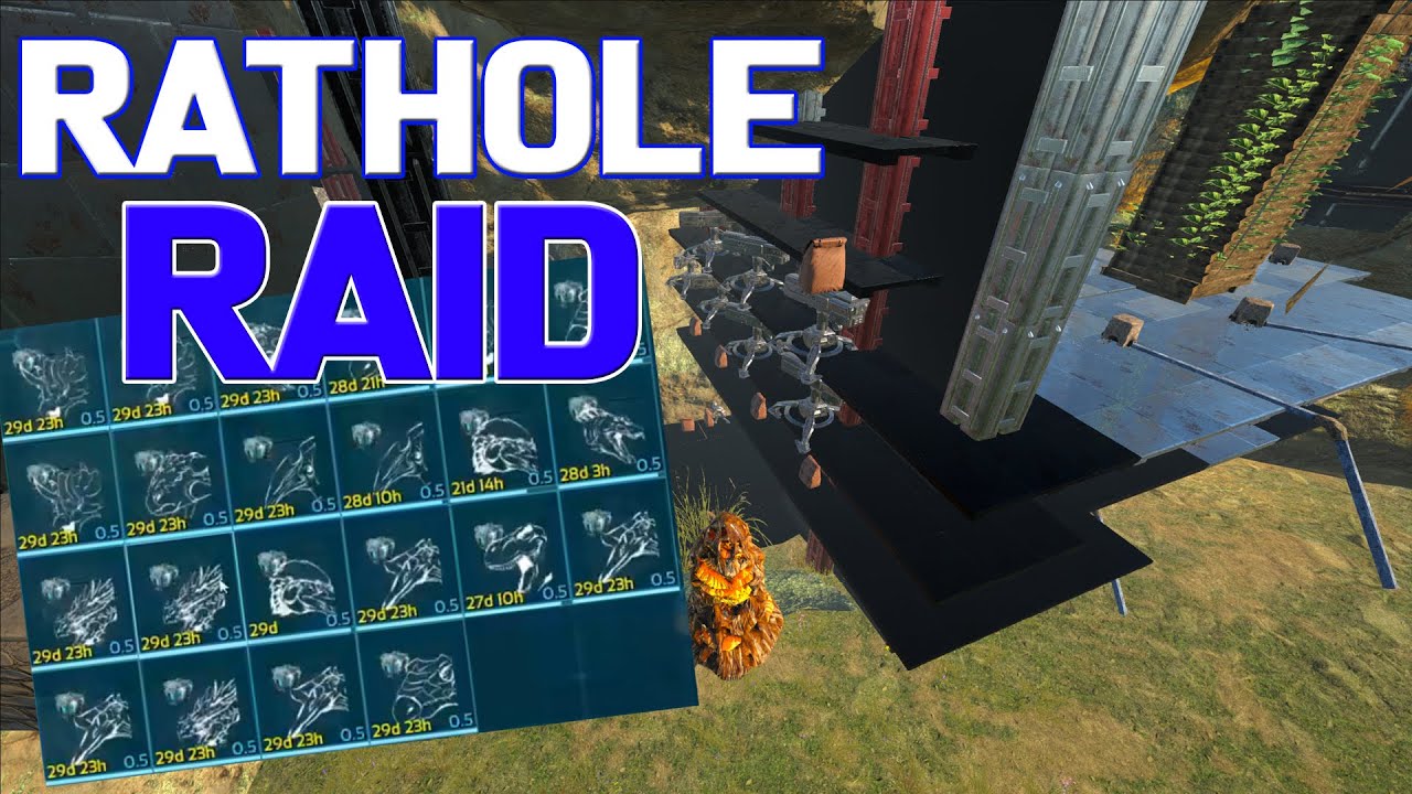 THE BROKEN RATHOLE RAID THAT GAVE US EVERYTHING- ARK : SURVIVAL EVOLVED