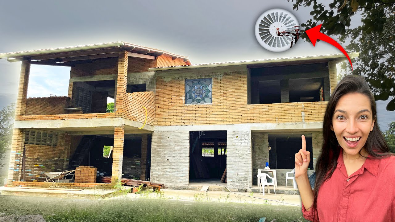 TOUR PELA CASA QUE SE MUDOU de tijolo ecológico muito econômica
