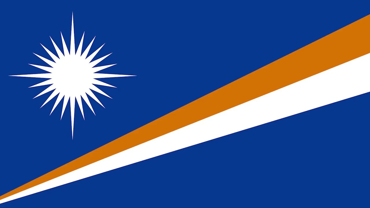12 hours: Flag of the Marshall Islands. Bōk in Aelōn̄ in M̧ajeļ.