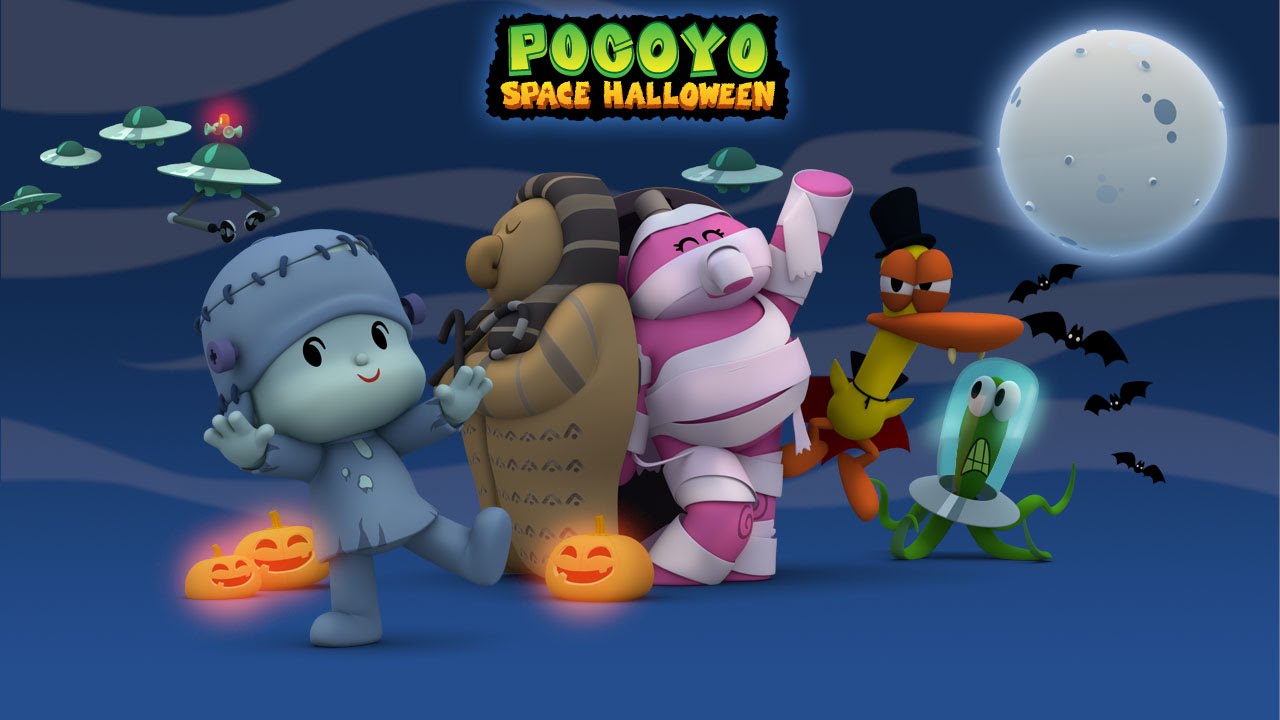 🎃POCOYO em PORTUGUÊS do BRASIL - Halloween Espacial [40 minutos] | DESENHOS ANIMADOS para crianças