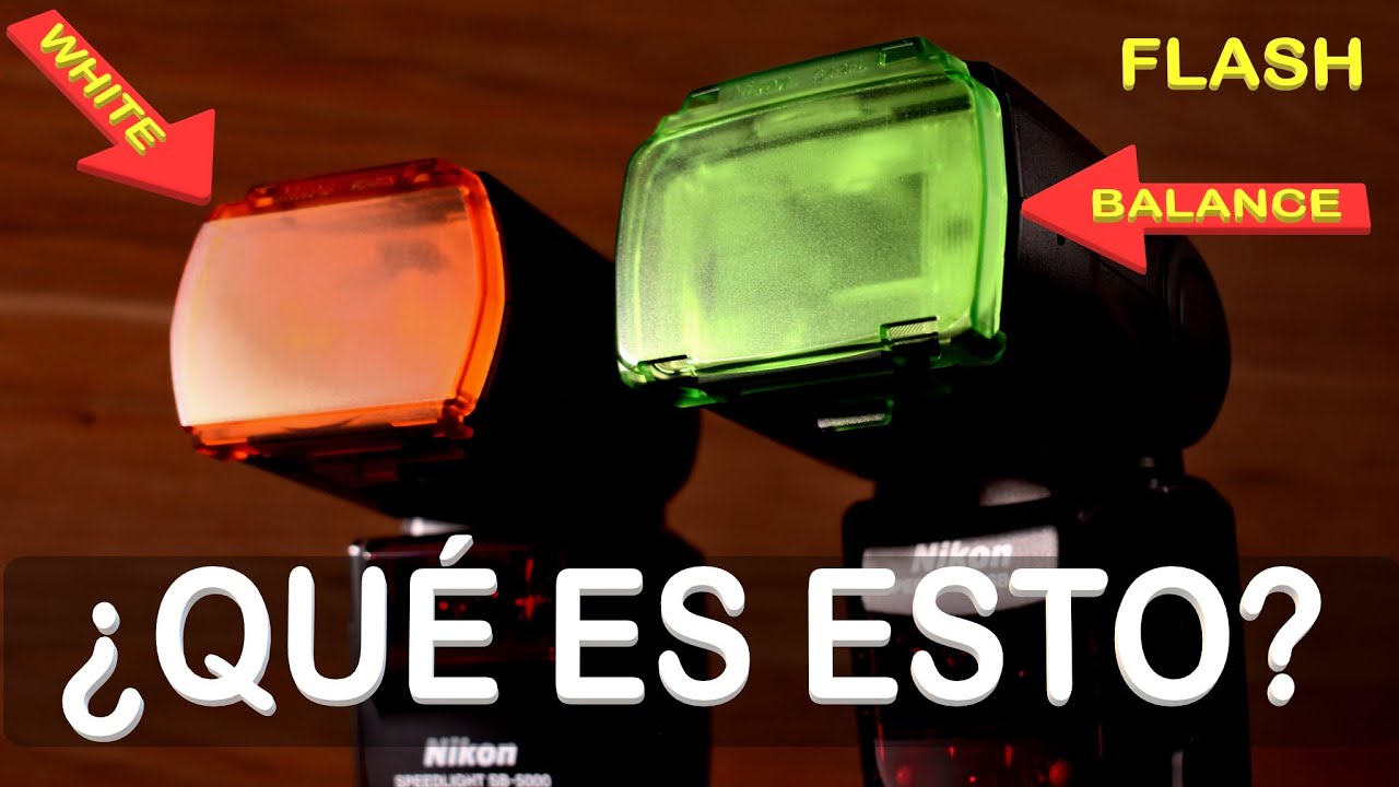 Accesorios de Flash: ¿Para qué sirven estos filtros? | Compensación de Color y Balance de Blancos