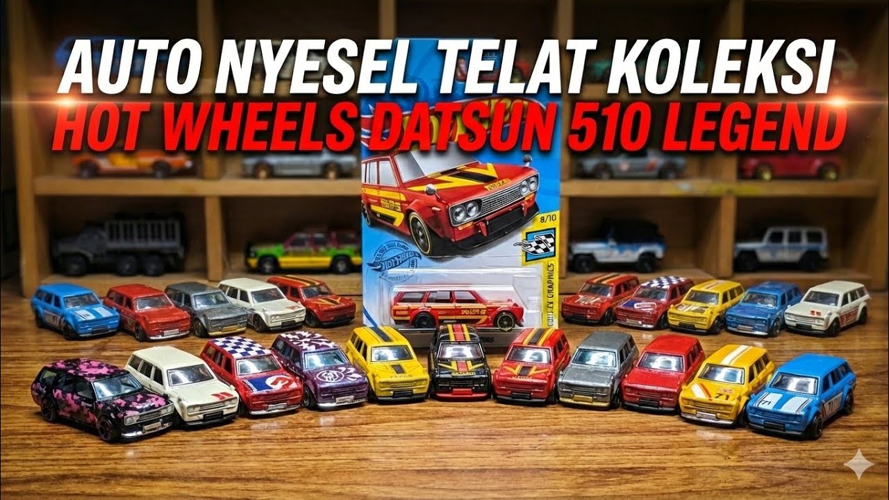 HOT WHEELS DATSUN 510 LEGEND: HOT WHEELS PALING DICARI?! | CHALLENGE @AgungSetiawanDiekeshter