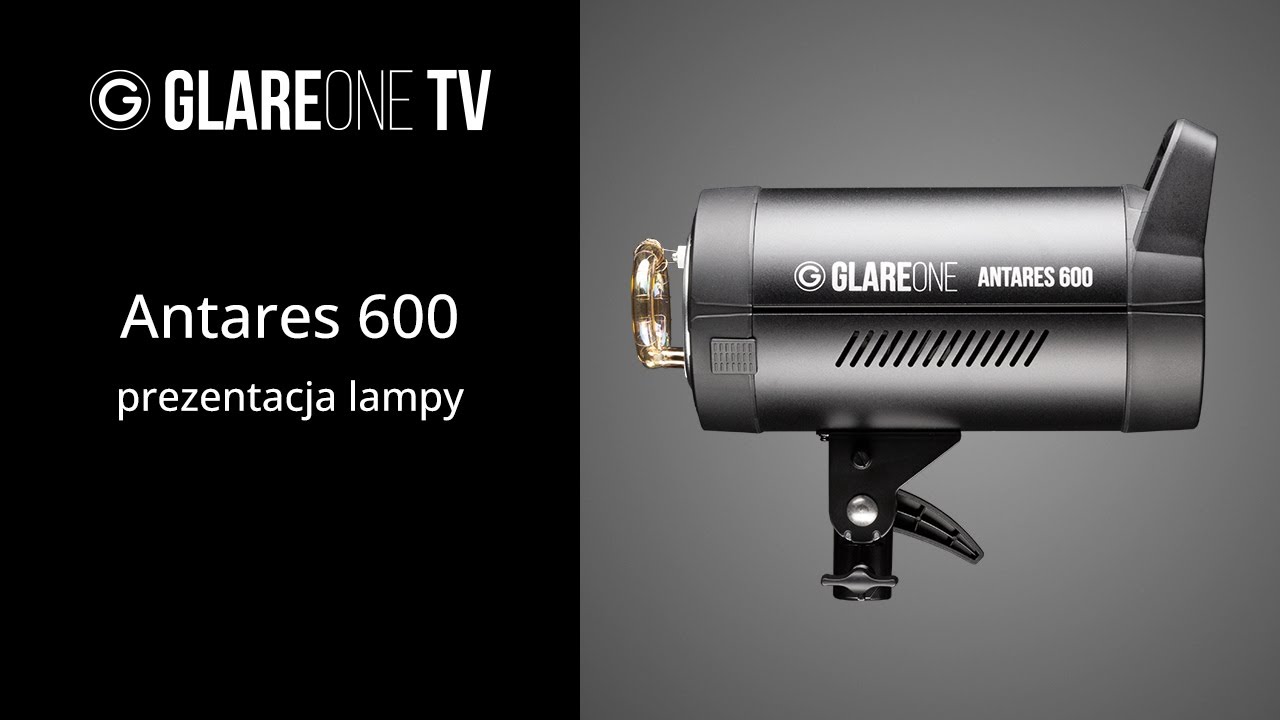 GlareOne Antares 600 - prezentacja lampy studyjnej z mocowaniem Bowens