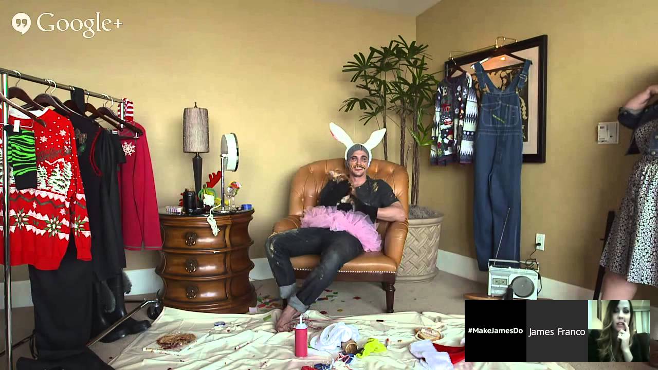 James Franco's #MakeJamesDo Hangout