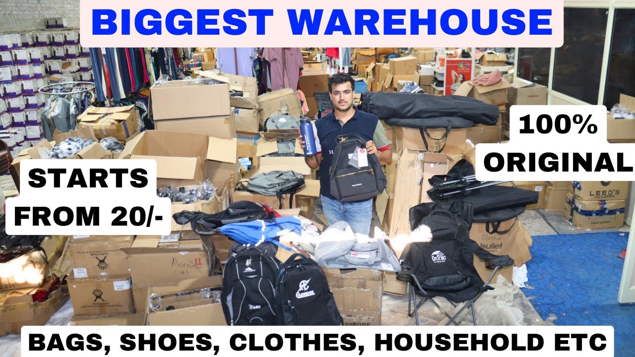 Biggest Warehouse | Starts 20/- | Retail n Wholesale | T-Shirt 150/- Bags 250/- Household Items Sale