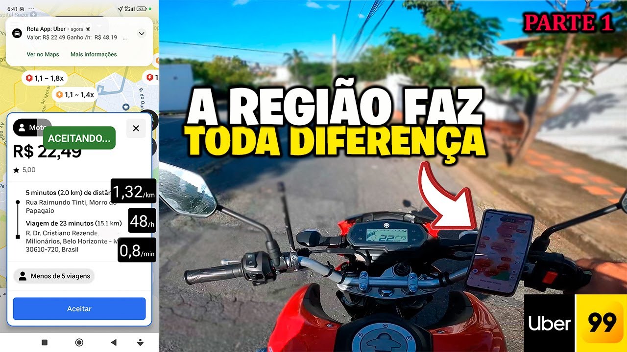 UBERMOTO SEXTA FEIRA HORARIO  DA MANHÃ   ESSA CORRIDA MUDOU TUDO