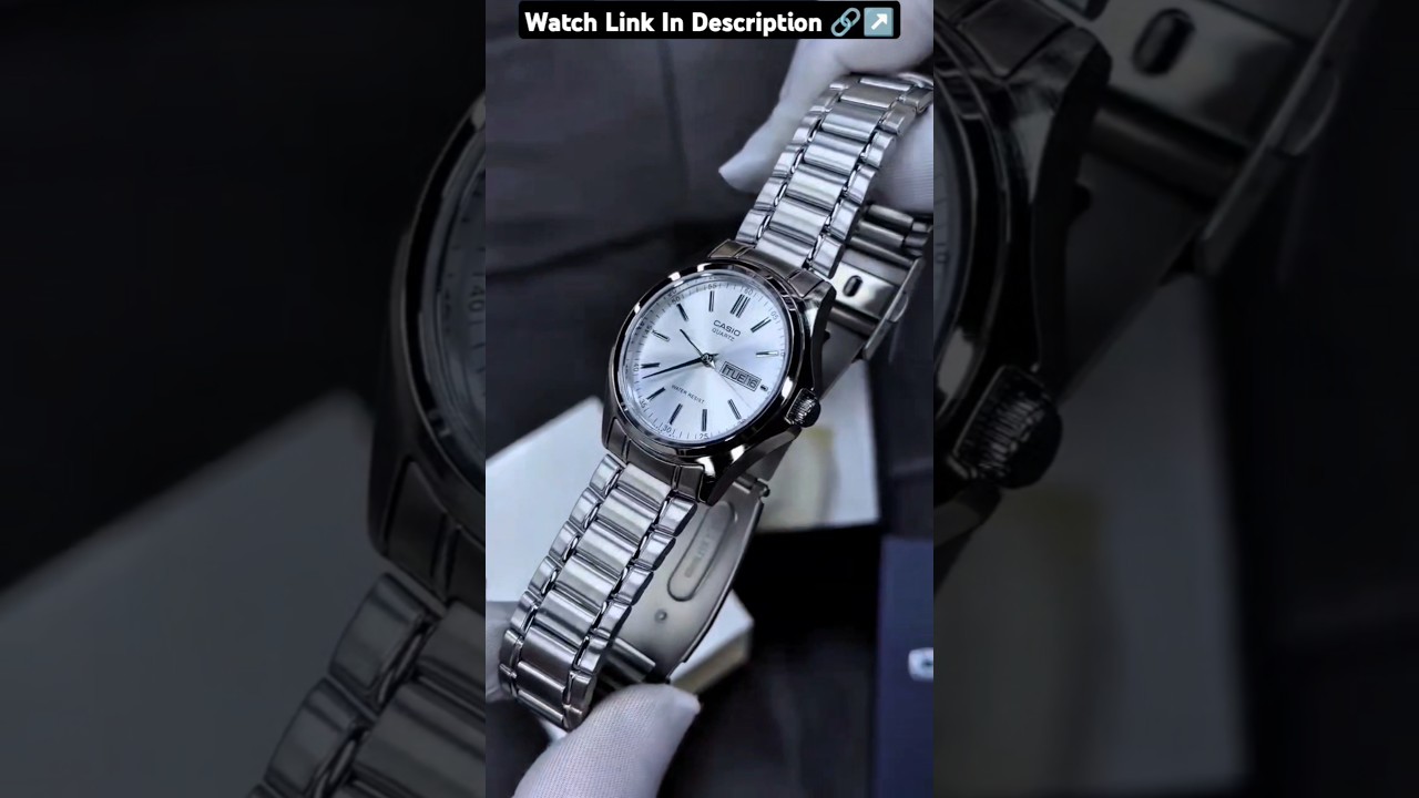 Casio Classic White Dial Luxurious Elegant Men's Watch #elegantwatches #luxurywatchesformen #casio