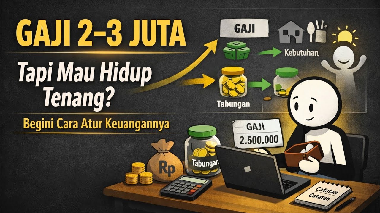 Gaji Kecil Tapi Hidup Tenang: Cara Mengatur Keuangan 2–3 Jutaan