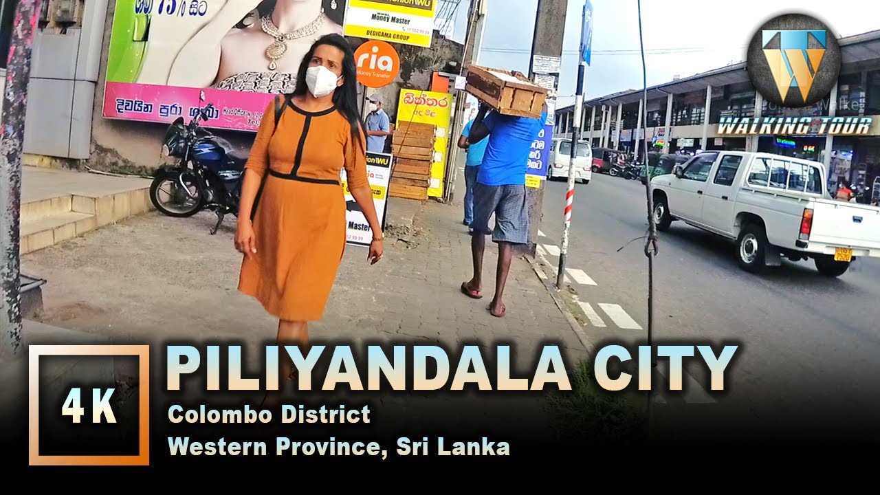 Piliyandala City Walking Tour Sri Lanka 4K