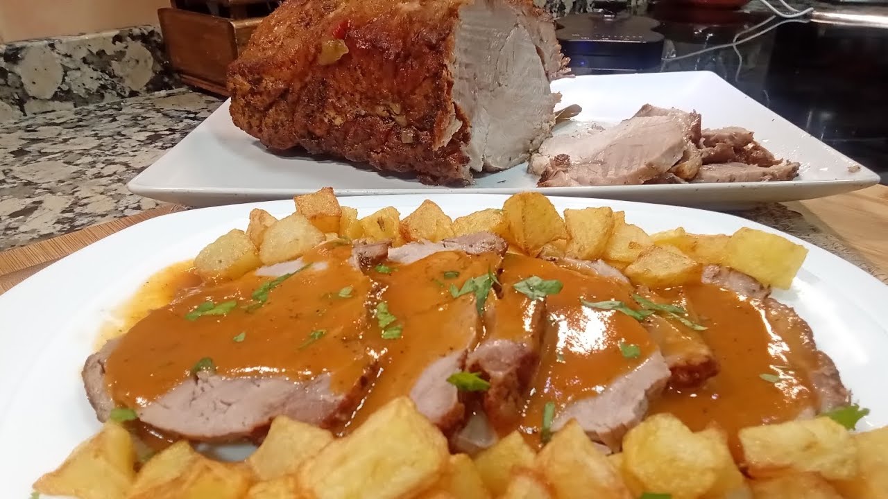 LOMO DE CERDO con una salsa espectacular, receta super jugosa y deliciosa 